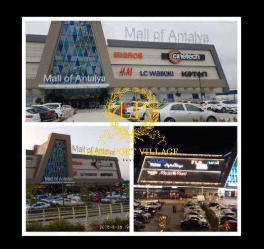 Close Airport,Mall Of Antalya Shopping Center,Tram Station Kültér fotó